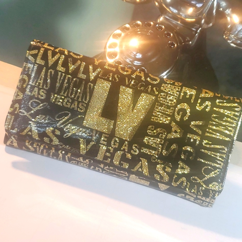 COPY - Wallet trifold  novelty Las Vegas plastic 7"